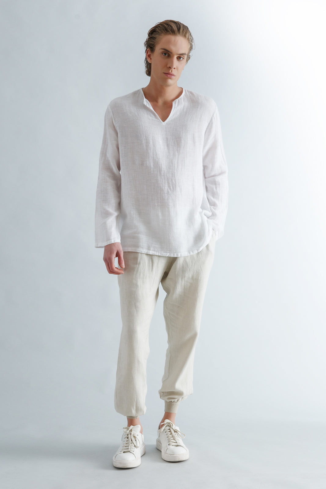 Linen White Gauze Shirt