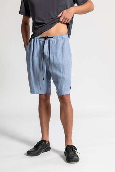 Herringbone Linen Bermuda Shorts p14c