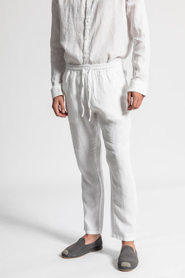 Straight Linen Pants p154