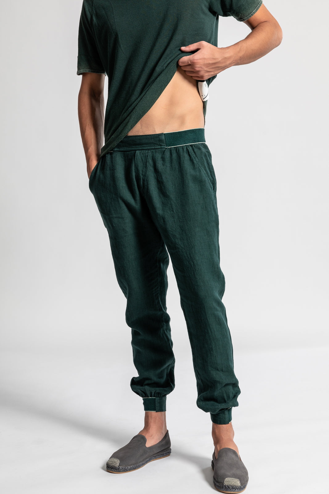 Linen Jogger Pants