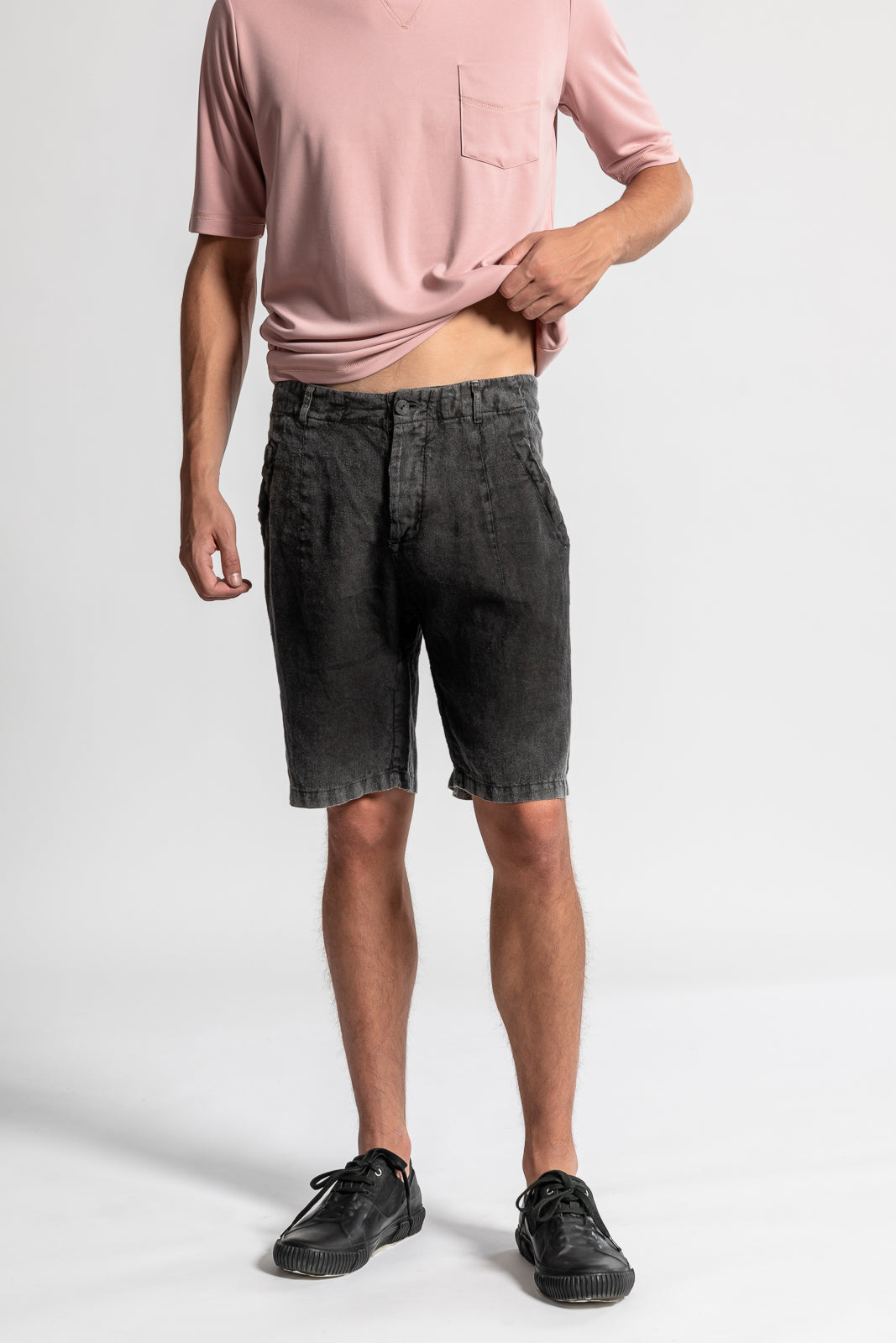 ss24 Linen Bermuda Shorts