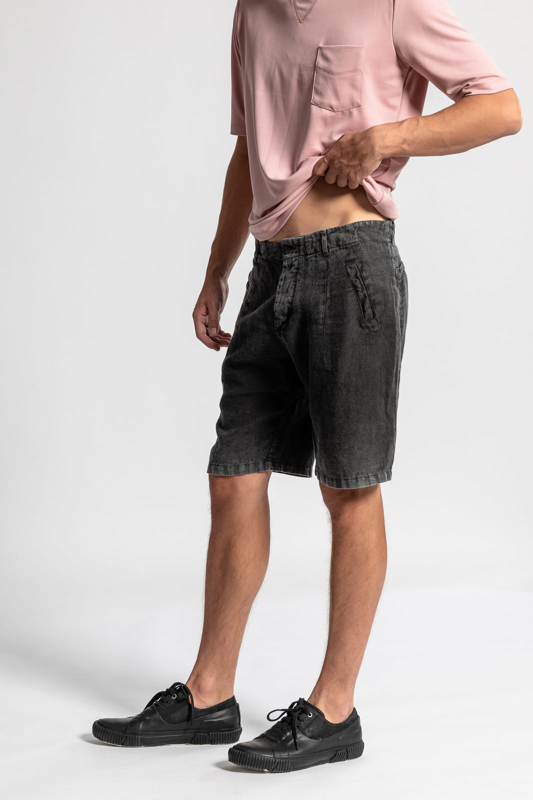 ss24 Linen Bermuda Shorts