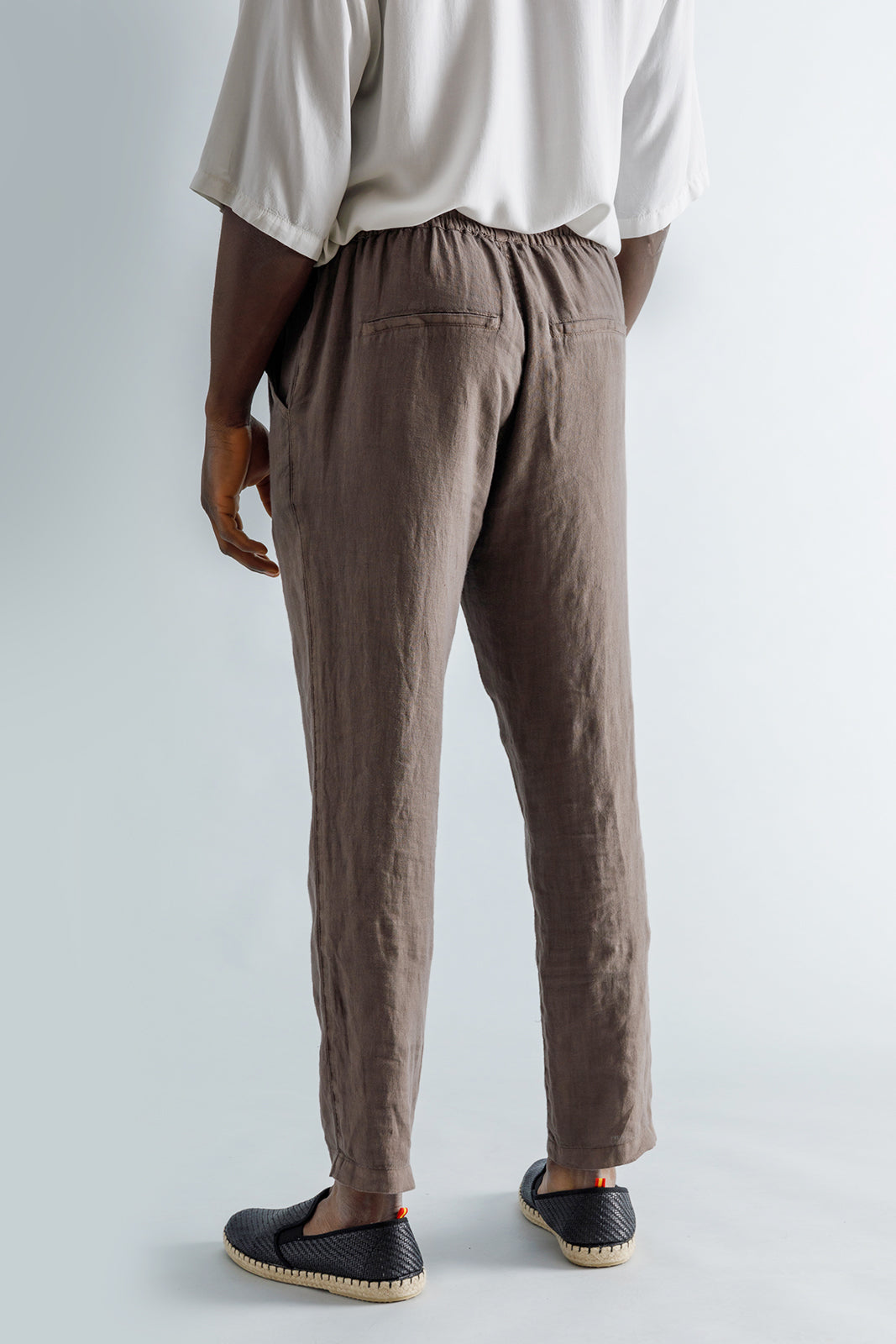 Straight Linen Pants