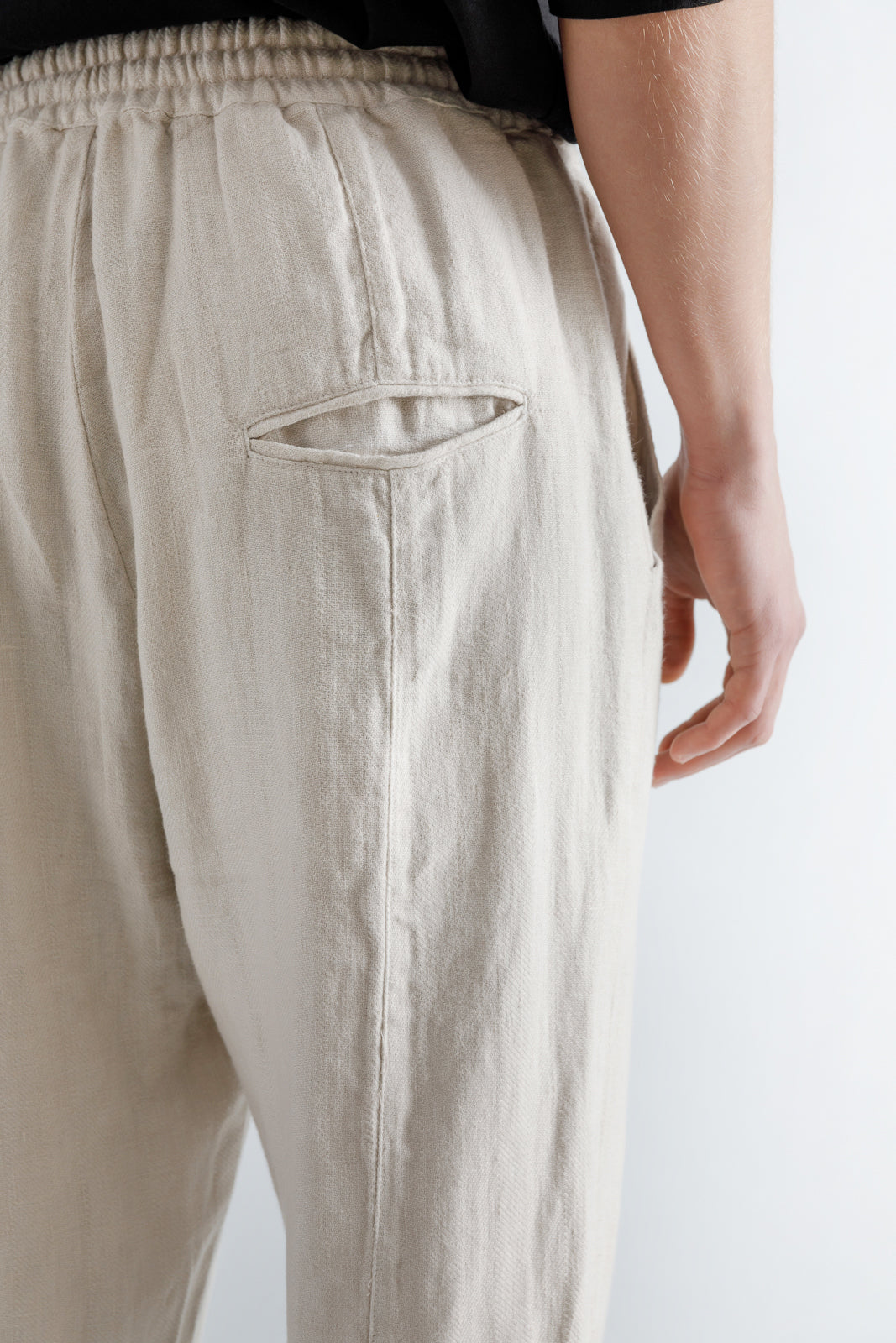 Herringbone Linen Pants