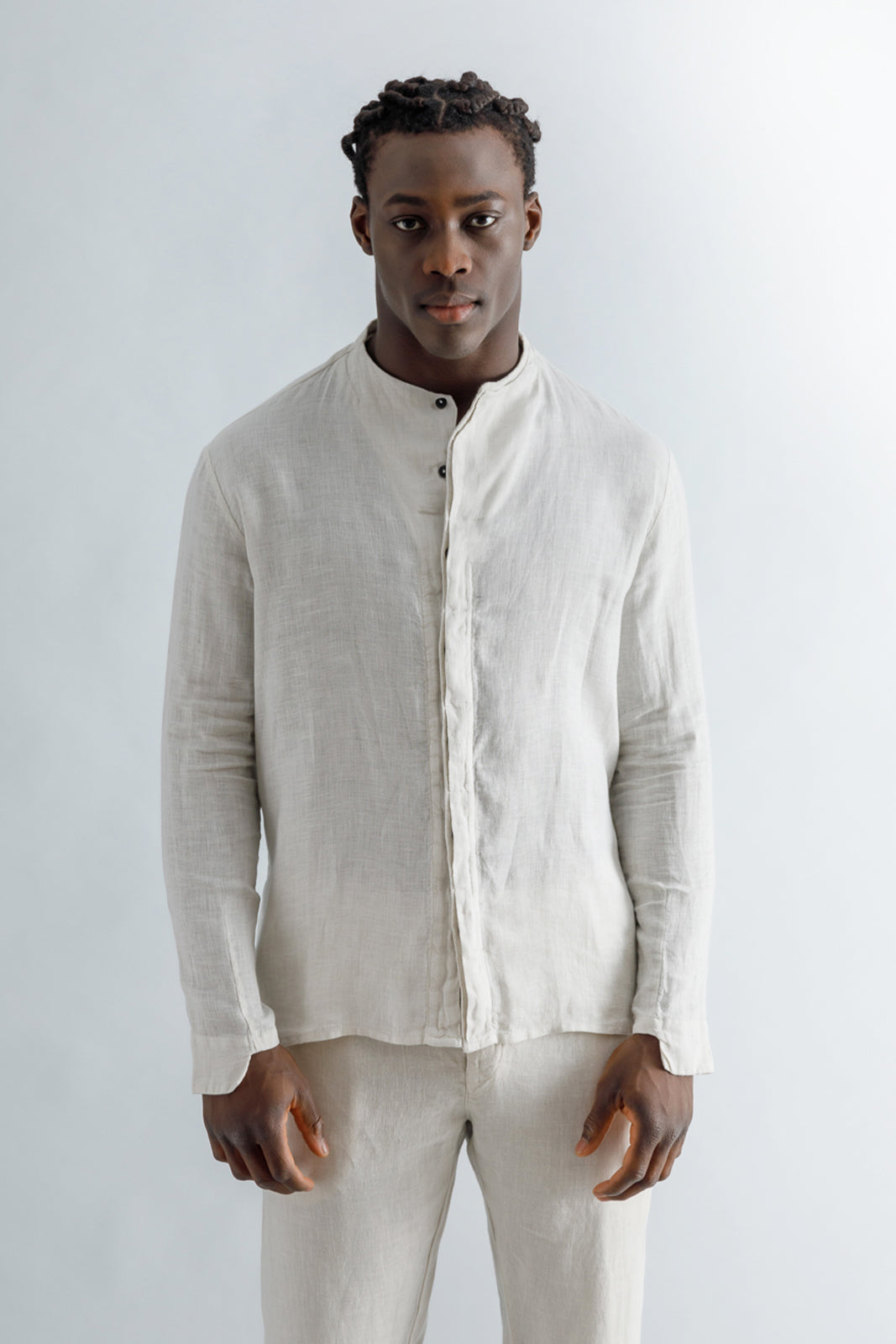 Linen Double Fabric Shirt sh105