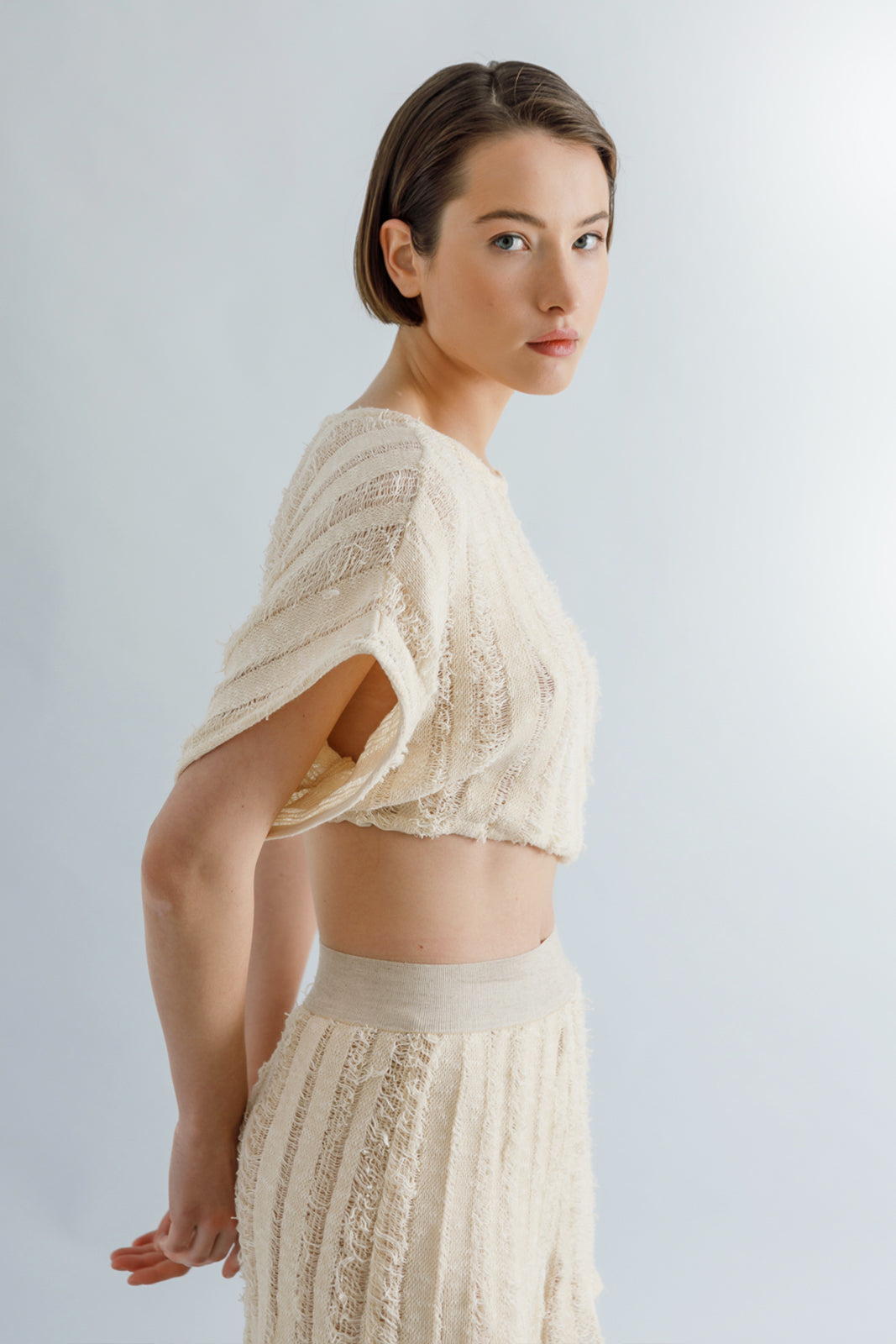 Knitted Nude Crop Top