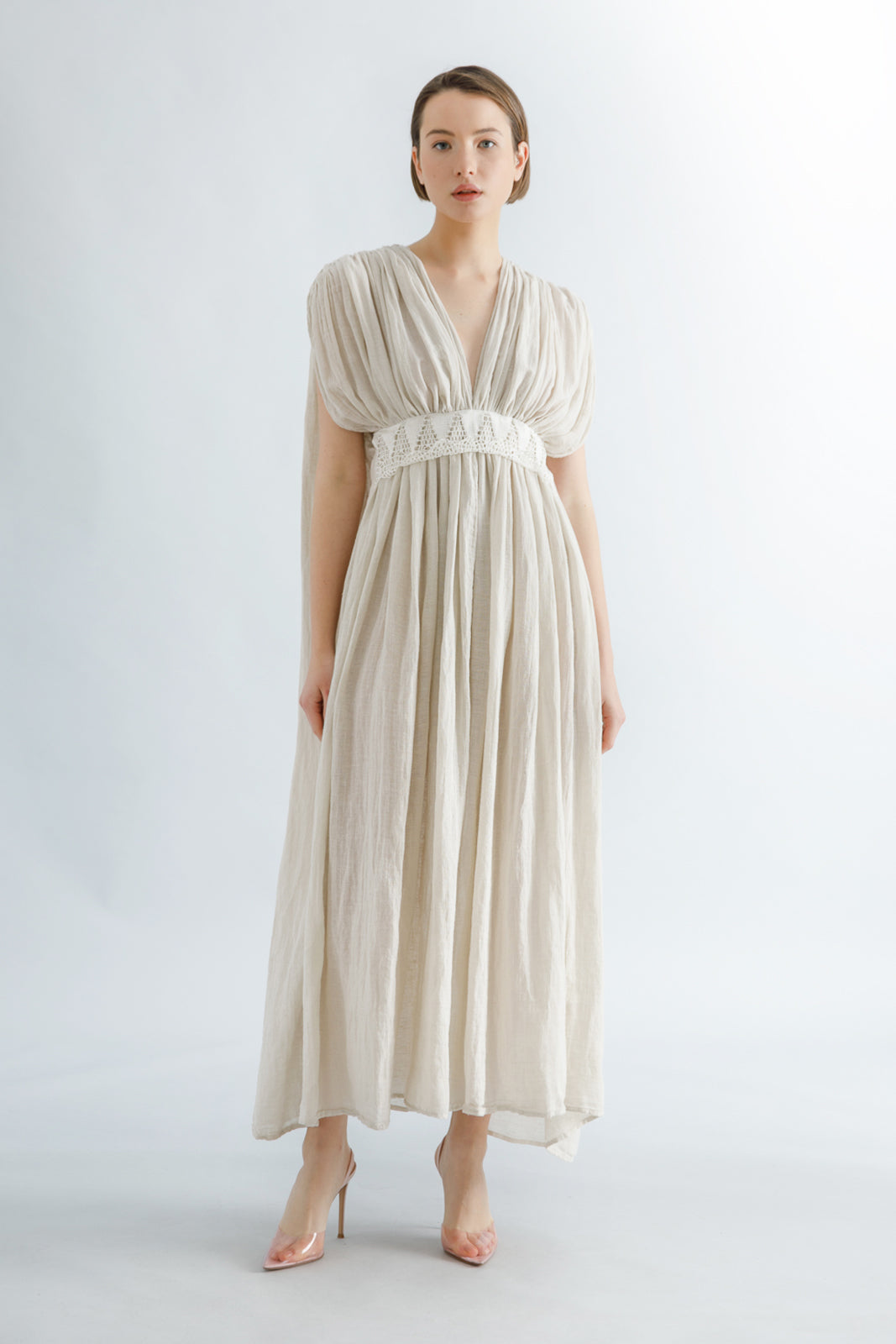 Ancient Creme Maxi Dress
