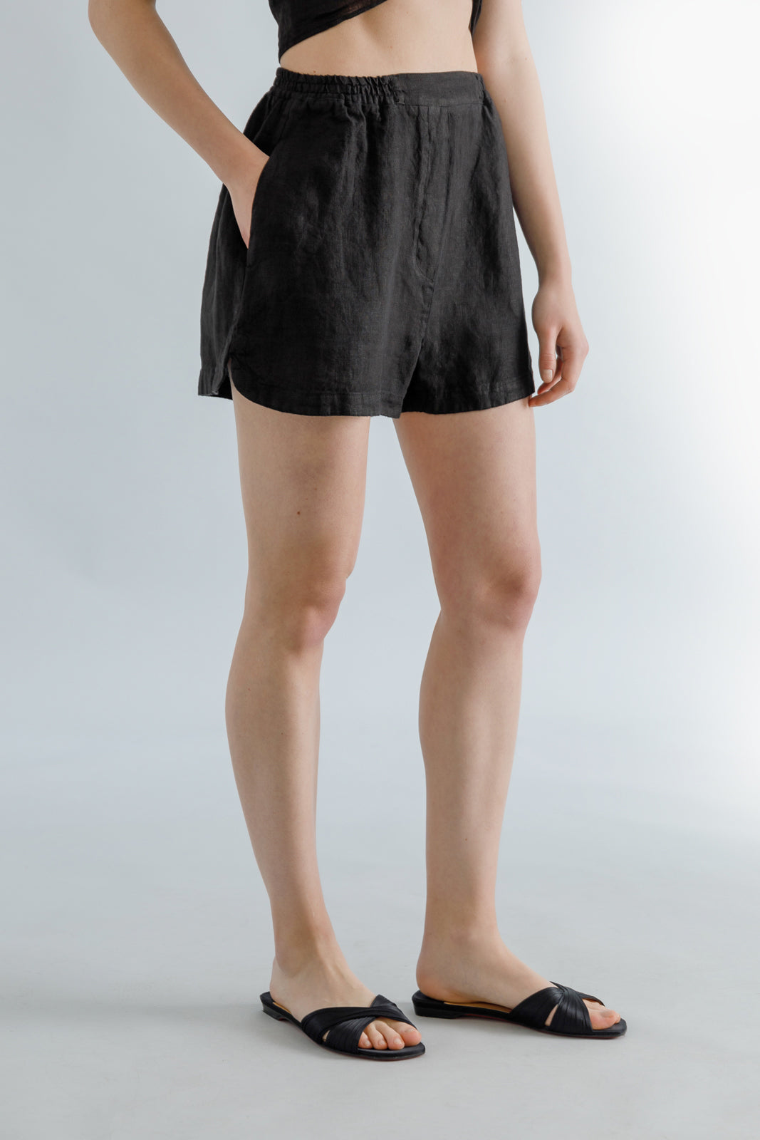 Linen Bermuda Shorts