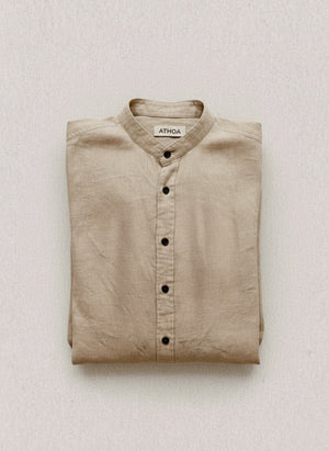 Mandarin Collar Shirt sh156