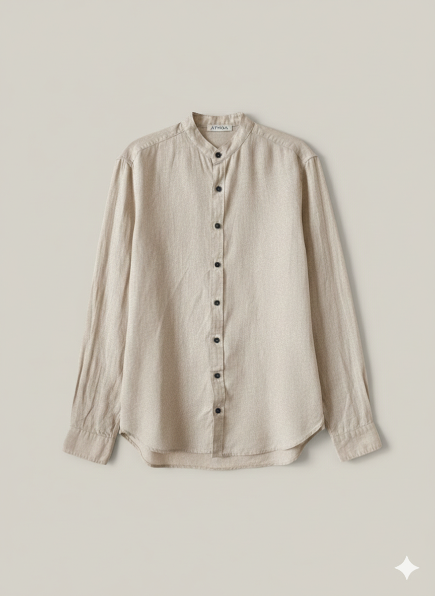 Mandarin Collar Shirt