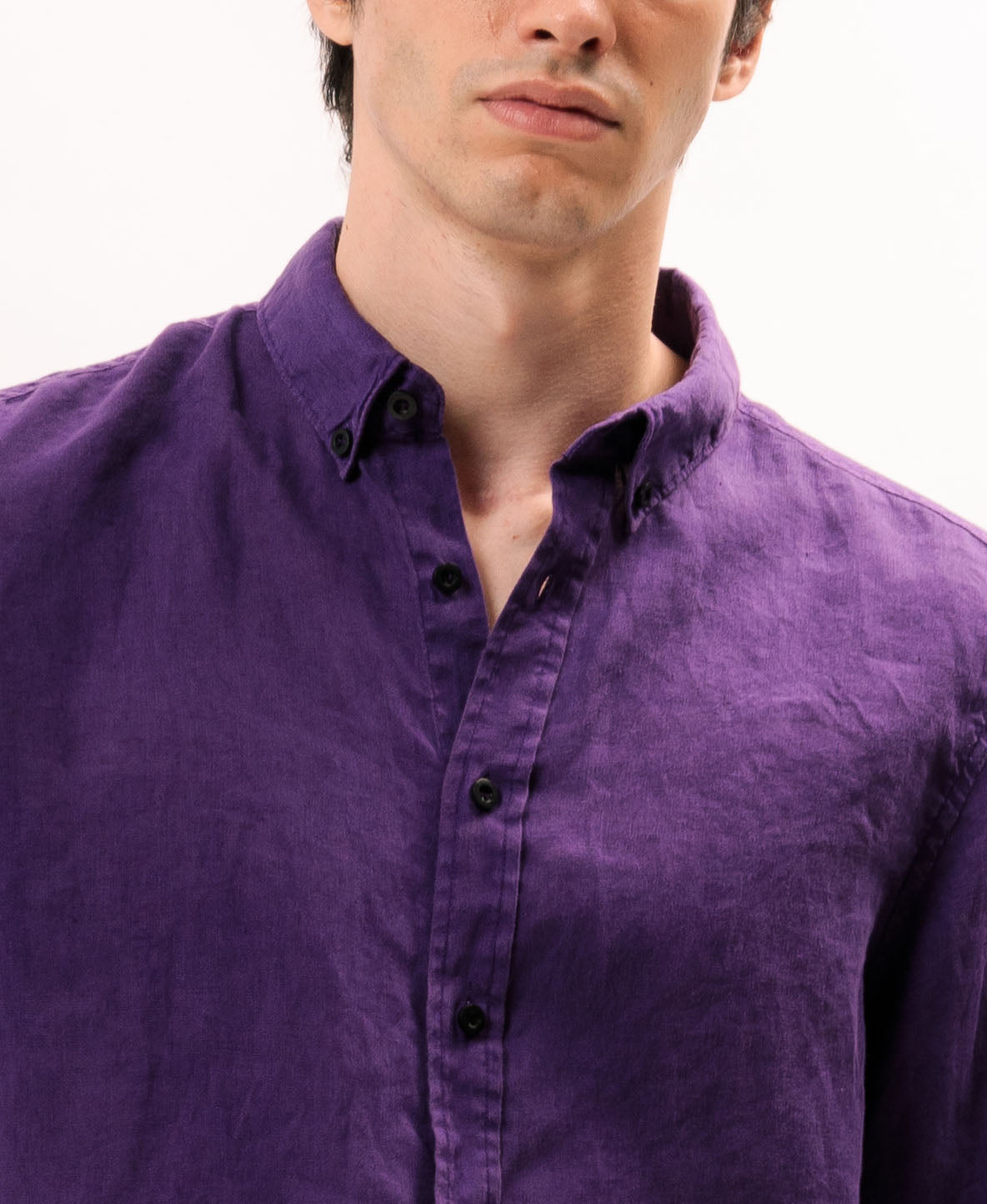Linen Classic Collar Shirt sh157